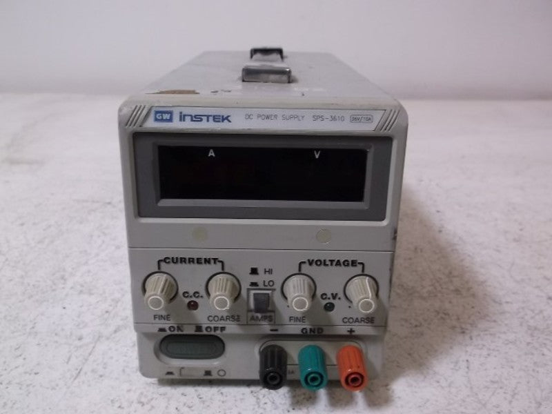 INSTEK SPS-3610 DC POWER SUPPLY  UNMP