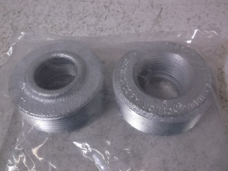 LOT OF 2 APPLETON RB200125 STEEL REDUCERS  NSMP