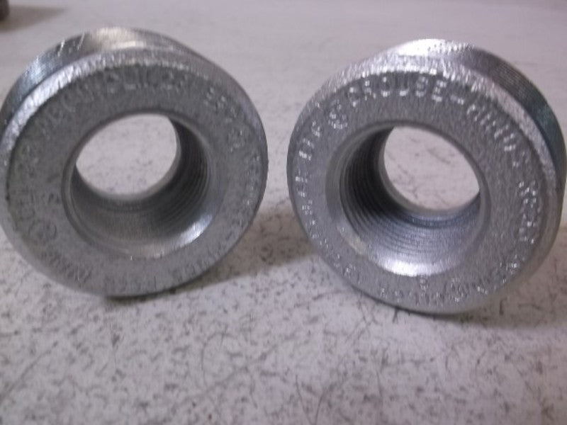 LOT OF 2 APPLETON RB200125 STEEL REDUCERS  NSMP