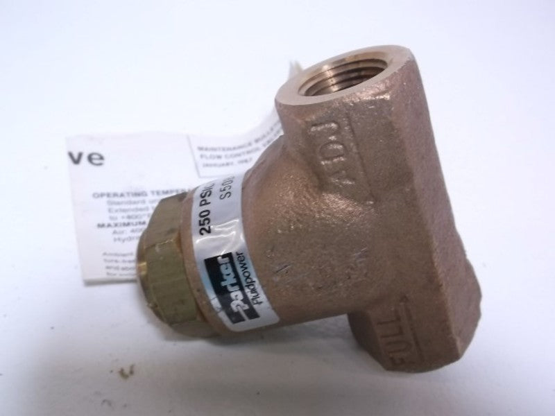 PARKER S50B FLOW CONTROL VALVE 1/2" 250PSIG  NSMP