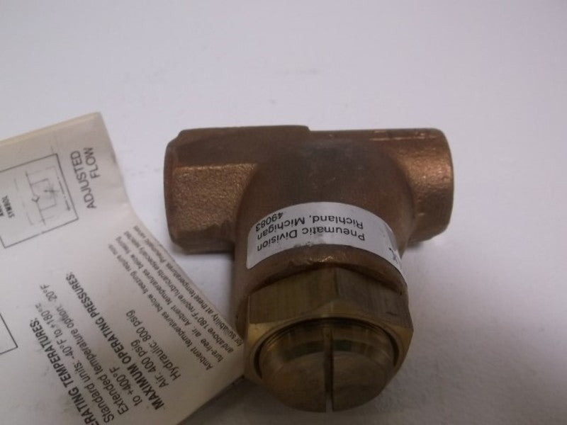 PARKER S50B FLOW CONTROL VALVE 1/2" 250PSIG  NSMP