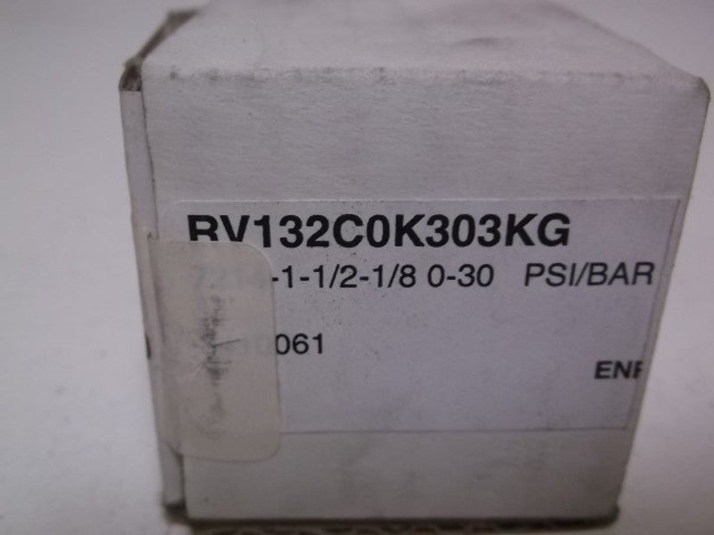 ENFM RV132C0K303KG PRESSURE GAUGE 0-30 PSI  NSMP