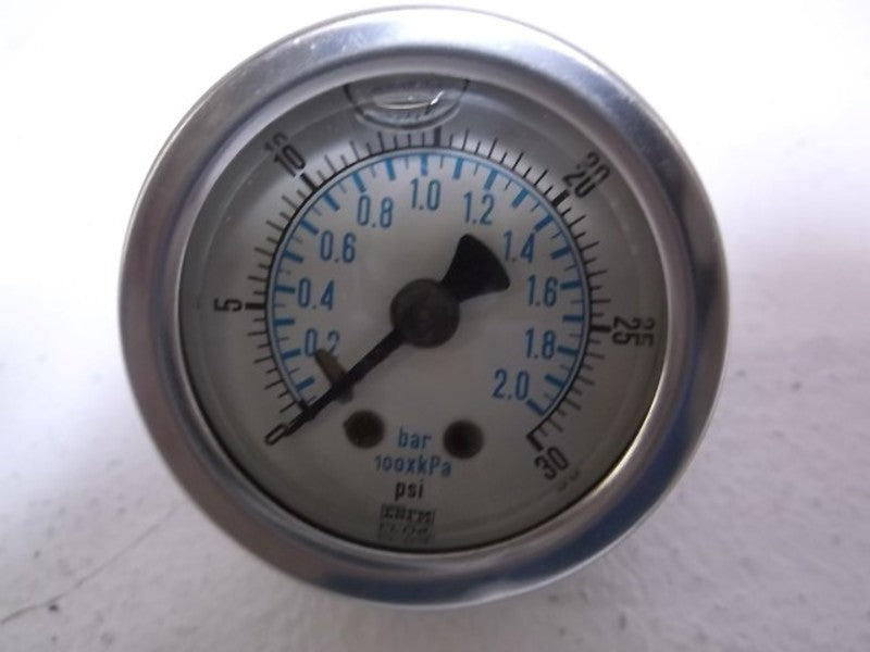 ENFM RV132C0K303KG PRESSURE GAUGE 0-30 PSI  NSMP
