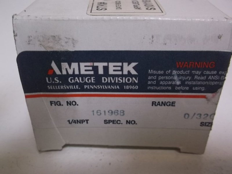 AMETEK 161968 GENERAL PURPOSE GAUGE 0-32 PSI  NSMP