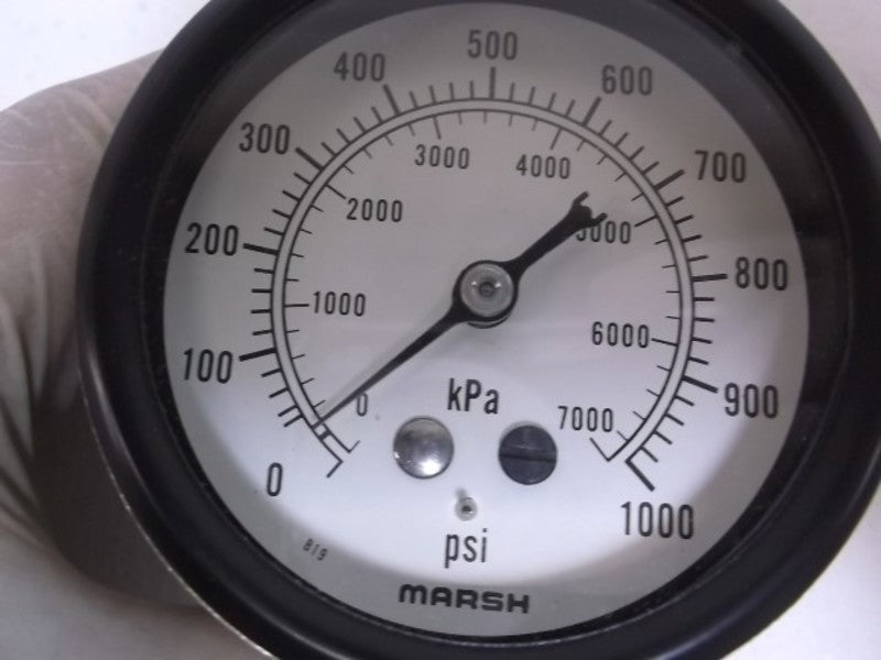MARSH J6572 GAUGE 0-1000 PSI  NSMP