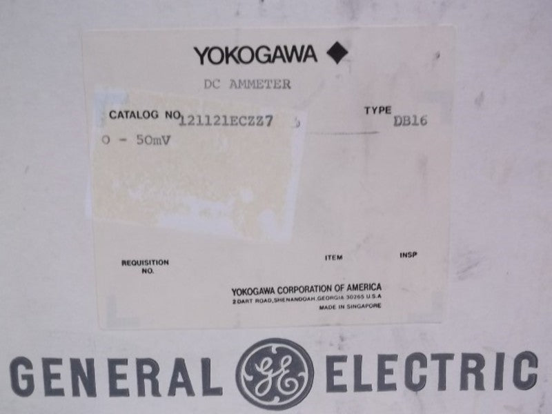 GENERAL ELECTRIC 121121ECZZ7 PANEL METER 0-2000  NSMP