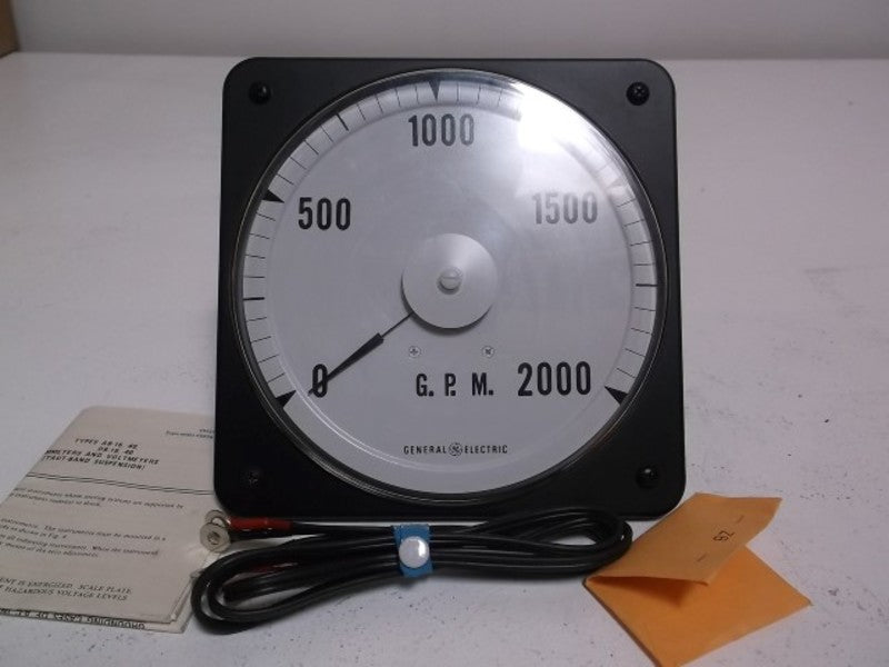 GENERAL ELECTRIC 121121ECZZ7 PANEL METER 0-2000  NSMP