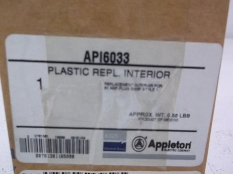 APPLETON API6033 PLUG INTERIOR ASSEMBLY  NSMP