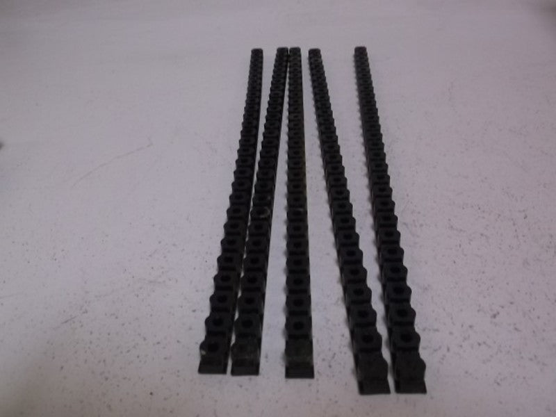 LOT OF 5 ILSCO R-12 STRIP F/BLDG TERM BLOCK NSMP