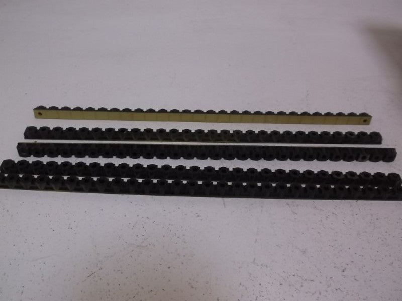 LOT OF 5 ILSCO R-12 STRIP F/BLDG TERM BLOCK NSMP