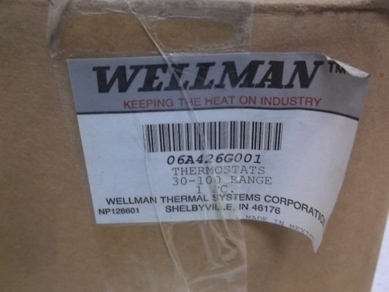 WELLMAN 6A426G001 THERMOSTAT 30-100 RANGE  NSMP