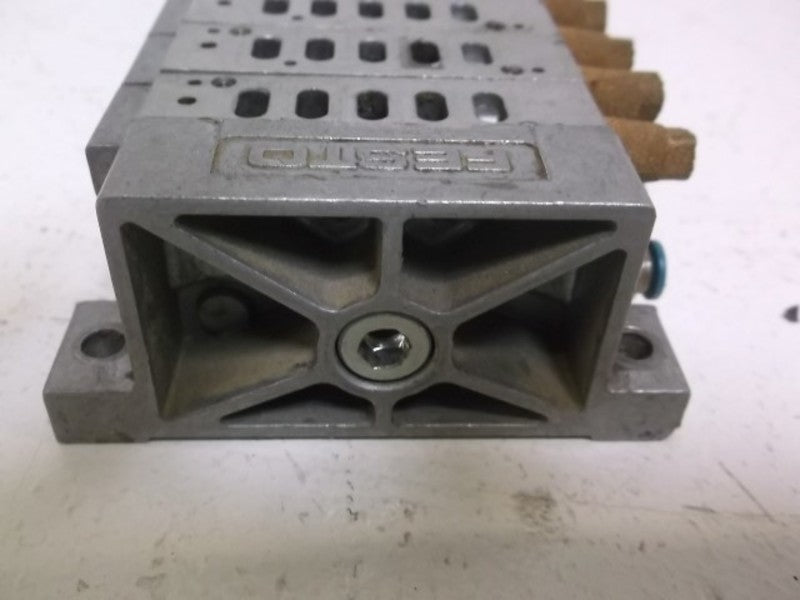 LOT OF 13 FESTO AW-ME-1/8 W/EP-ME-1/8 VALVE & BASE UNMP