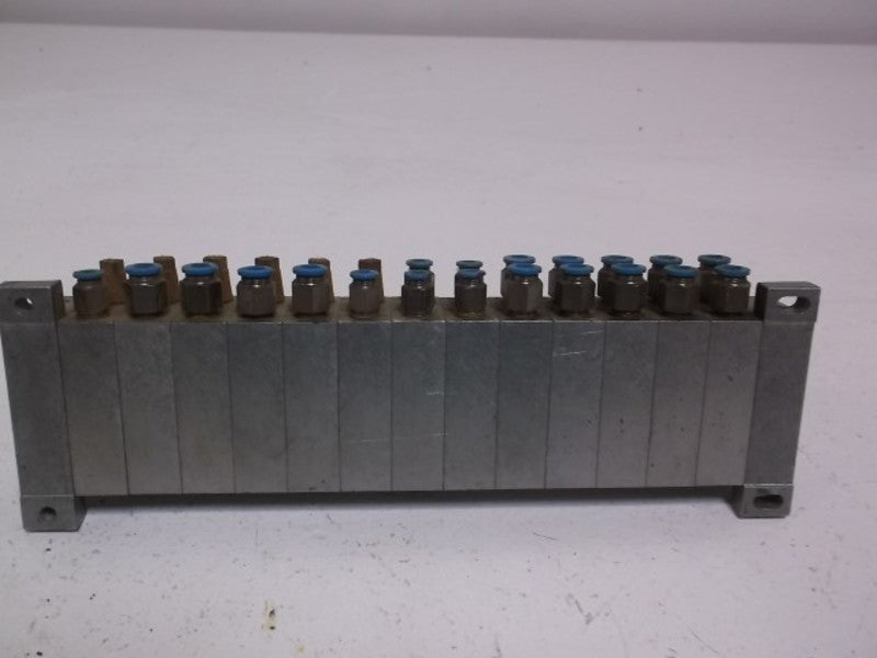 LOT OF 13 FESTO AW-ME-1/8 W/EP-ME-1/8 VALVE & BASE UNMP
