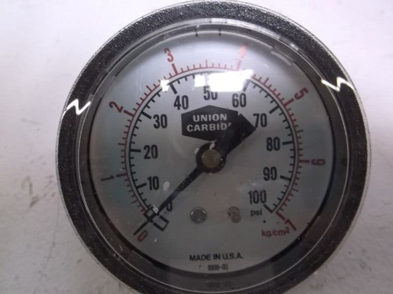 UNION CARBIDE TL25P-U3884B GAUGE 0-100 PSI  NSMP