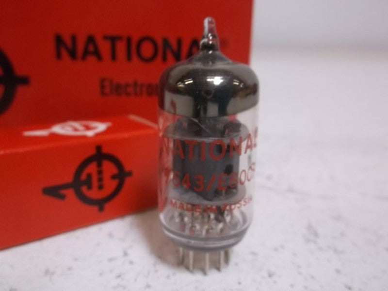LOT OF 5 NATIONAL 7643/E80CF VACUUM TUBE 9 PIN NSMP