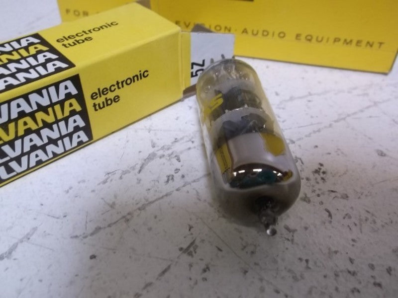 LOT OF 5 SYLVANIA 6AU8A ELECTRON TUBE 9 PIN NSMP