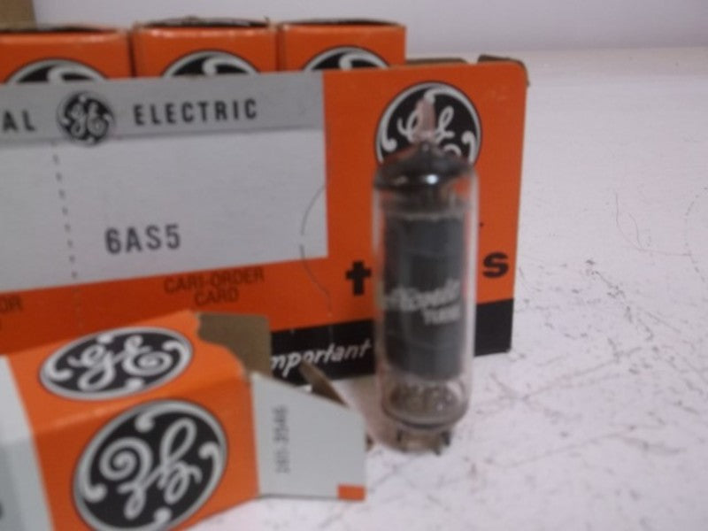 LOT OF 5 GENERAL ELECTRIC 6AS5 VACUUM TUBE NSMP