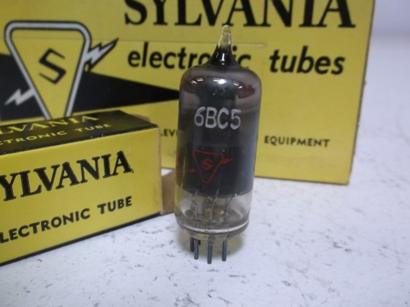 LOT OF 5 SYLVANIA 6BC5 ELECTRON TUBE 7 PIN NSMP