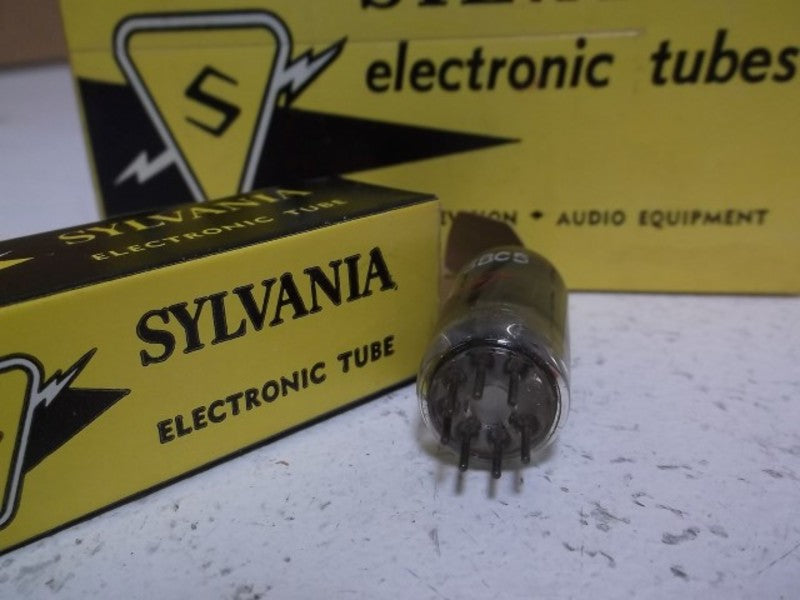 LOT OF 5 SYLVANIA 6BC5 ELECTRON TUBE 7 PIN NSMP