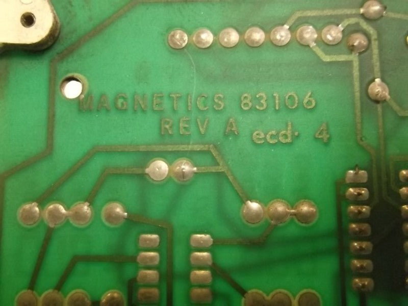 MAGNETICS 83106 CONTROL BOARD ASSEMBLY  NSNP