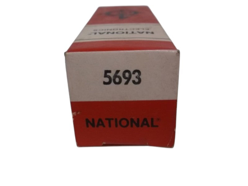 NATIONAL 5693 ELECTRON TUBE 8 PIN RED  NSMP