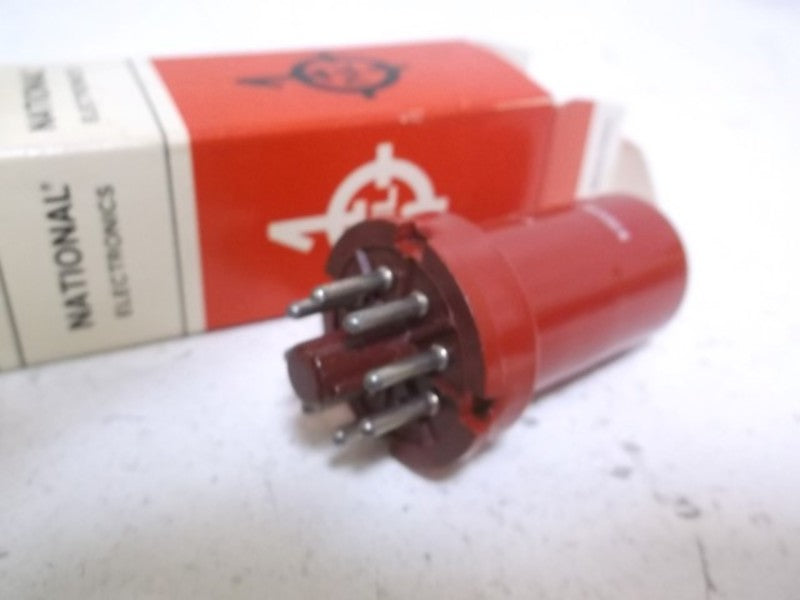NATIONAL 5693 ELECTRON TUBE 8 PIN RED  NSMP