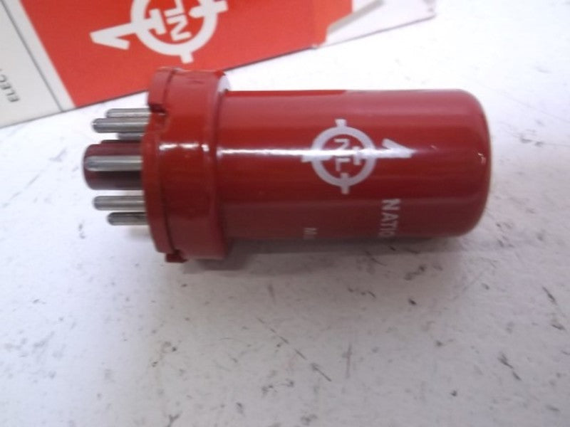 NATIONAL 5693 ELECTRON TUBE 8 PIN RED  NSMP