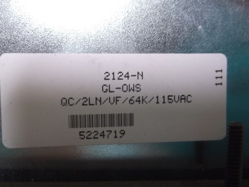 GENERAL ELECTRIC 2124-N OPERATOR INTERFACE  NSNP