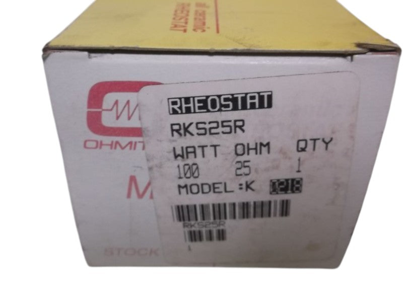 OHMITE RKS25R 25 OHMS 2A  NSMP