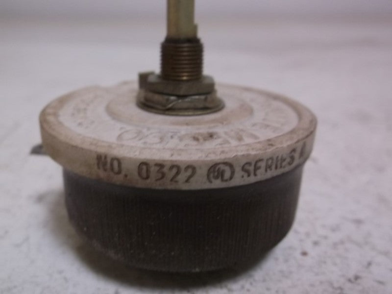OHMITE 0322 MODEL J RHEOSTAT CERAMIC POTENTIOMETER  NSMP