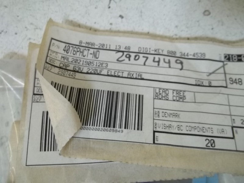 LOT OF 20 VISHAY 4076PHCT-ND WIRE WOUND RESISTOR NSNP IN A BAG