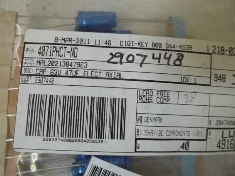 LOT OF 38 VISHAY 4071PHCT-ND WIRE WOUND RESISTOR NSNP IN A BAG