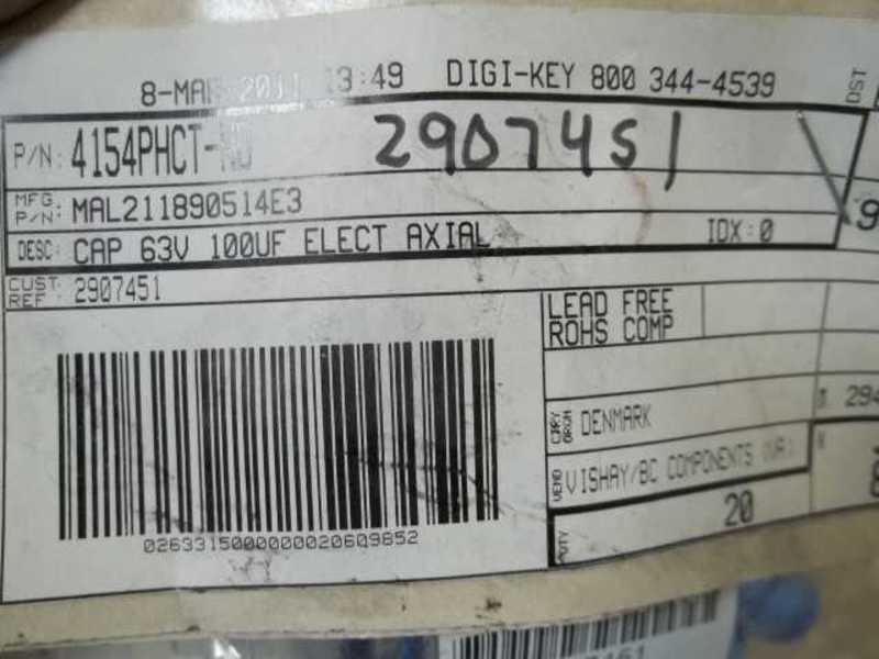 LOT OF 20 VISHAY 4154PHCT-ND WIRE WOUND RESISTOR NSNP IN A BAG