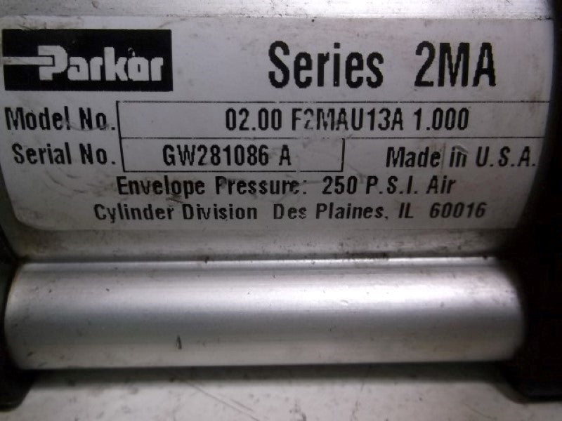 PARKER 02.00F2MAU13A1.000 SERIES 2MA PNEUMATIC CYLINDER  UNMP