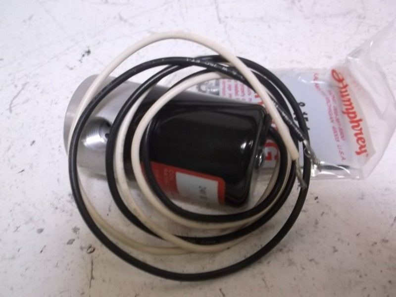 HUMPHREY 0624E12124VDC SOLENOID VALVE W/ BRACKET 24VDC  NSMP