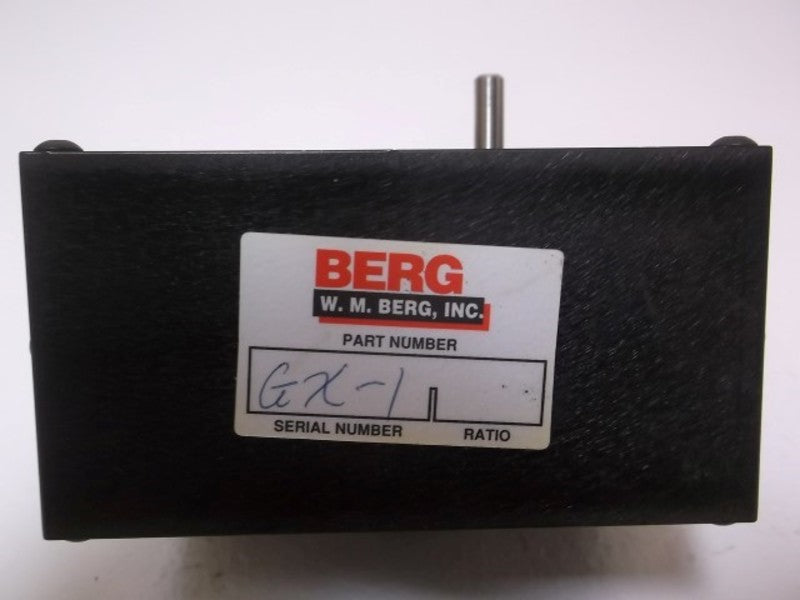 BERG GX-1 SPEED REDUCER  NSMP