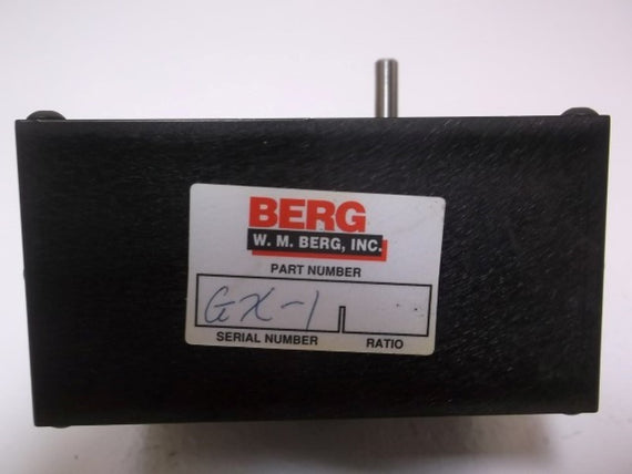 BERG GX-1 SPEED REDUCER  NSMP