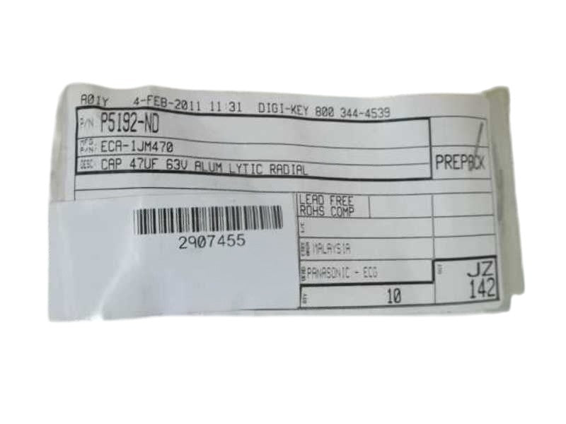 LOT OF 10 PANASONIC P5192-ND WIRE WOUND RESISTOR NSNP IN A BAG