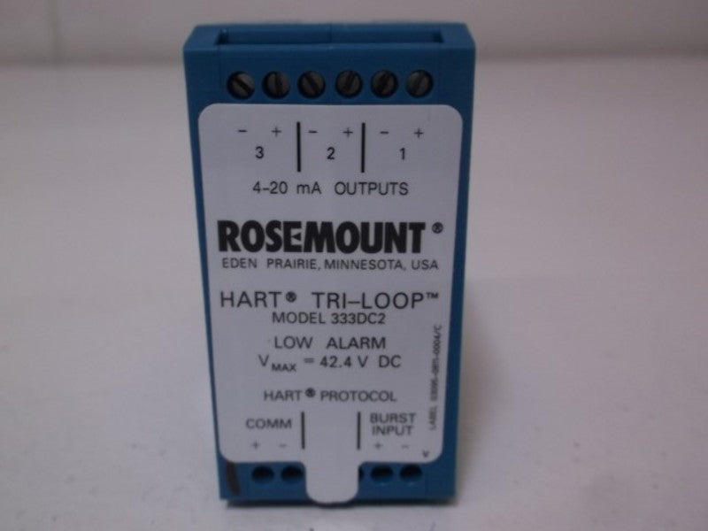 ROSEMOUNT 333DC2 TRI-LOOP CONVERTER HART  NSMP