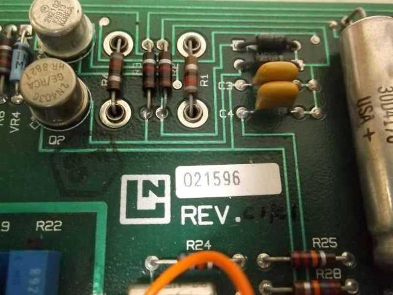LEEDS & NORTHRUP 021596 AMPLIFIER CARD  NSNP