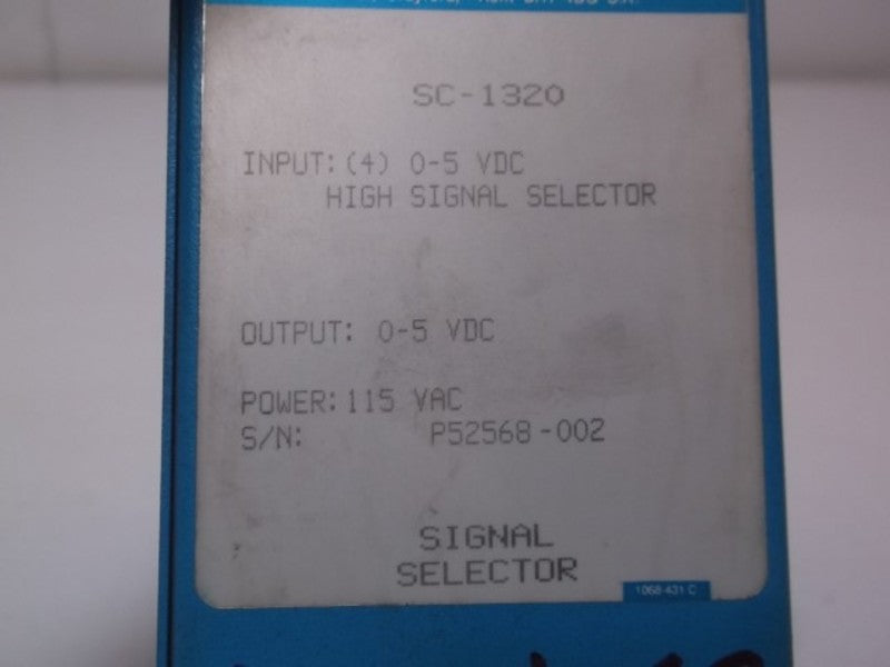 RIS SC-1320 HIGH SIGNAL SELECTOR  UNMP