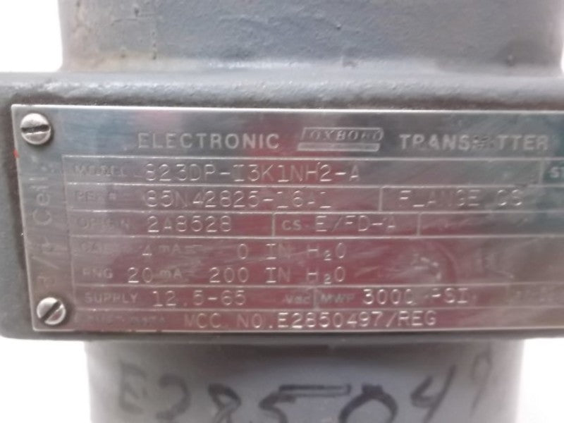 FOXBORO 823DP-I3K1NH2-A TRANSMITTER  UNMP