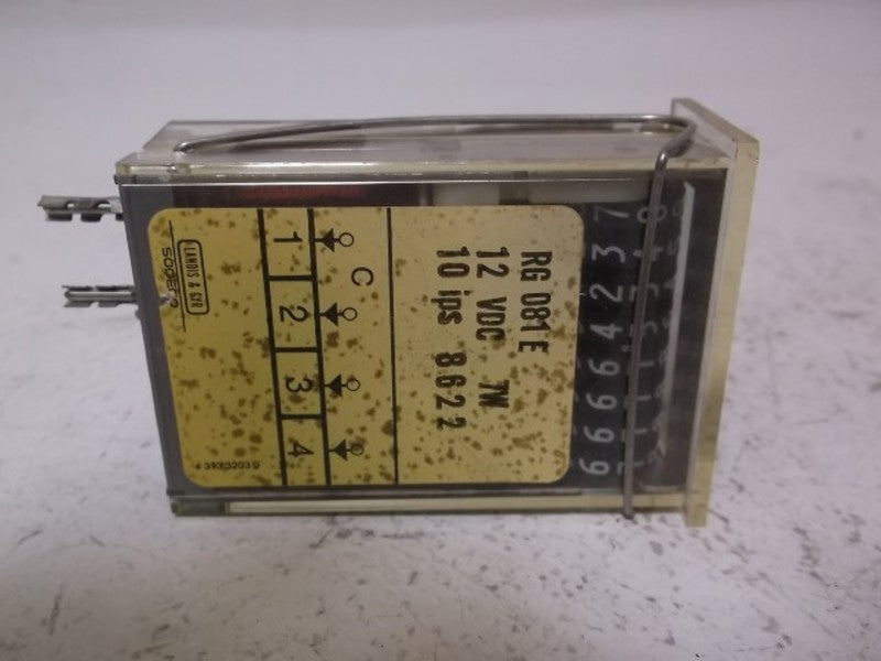 SODECO RG081E COUNTER 8 DIGIT DISPLAY  NSNP