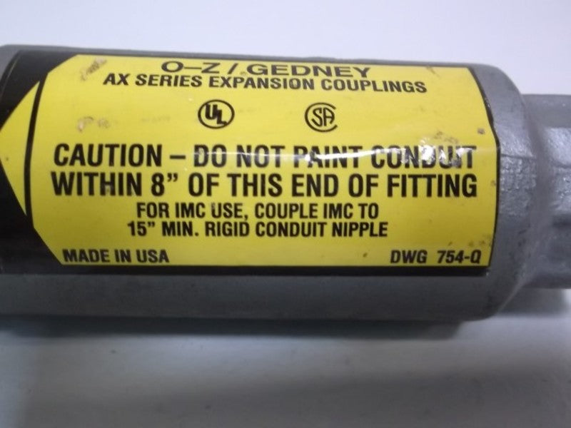 O-Z / GEDNEY DWG-754-Q EXPANSION COUPLINGS  NSNP