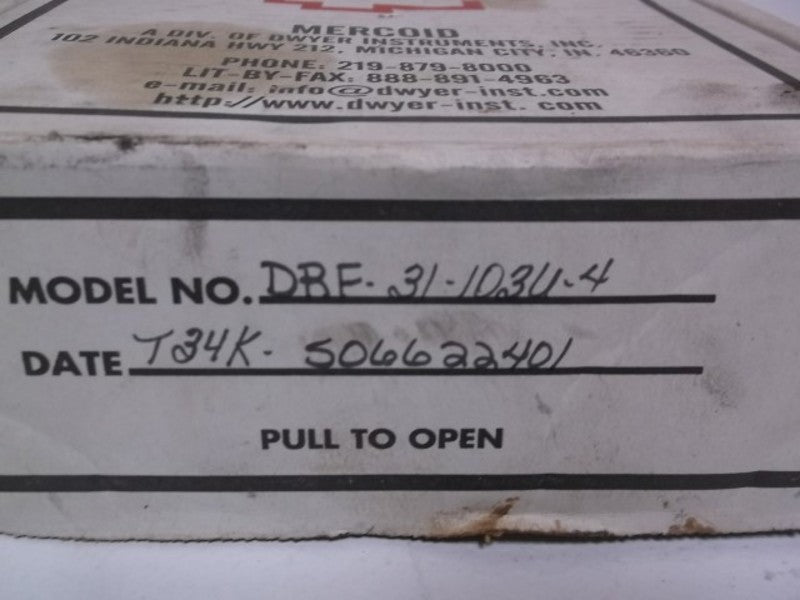 MERCOID DRF-31-103U-4 PRESSURE SWITCH  NSMP