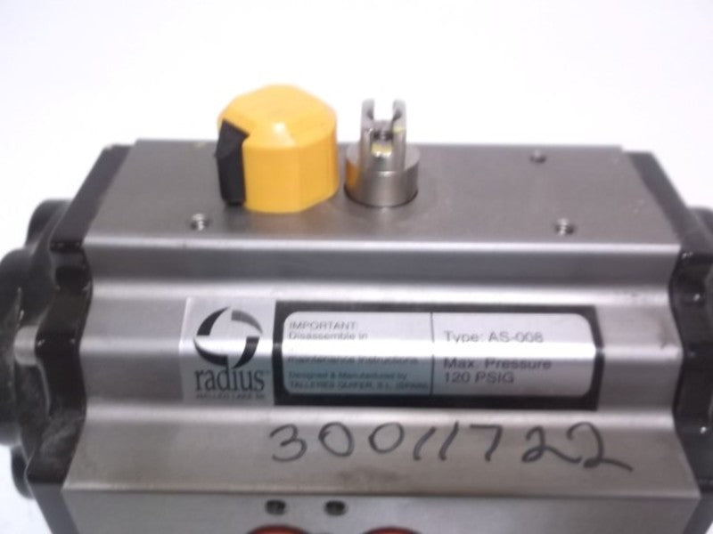 RADIUS AS-008 PNEUMATIC ACTUATOR VALVE  NSNP