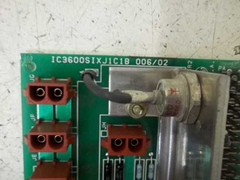 GENERAL ELECTRIC IC3600SIXJ1C1B POWER SUPPLY SELECTOR CARD  UNMP