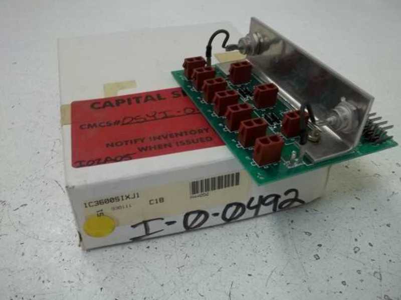GENERAL ELECTRIC IC3600SIXJ1C1B POWER SUPPLY SELECTOR CARD  UNMP