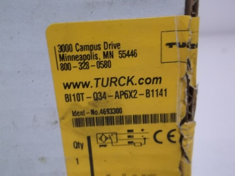 TURCK BI 10T-Q34-AP6X2-B1141 RECTANGULAR SENSOR  NSMP