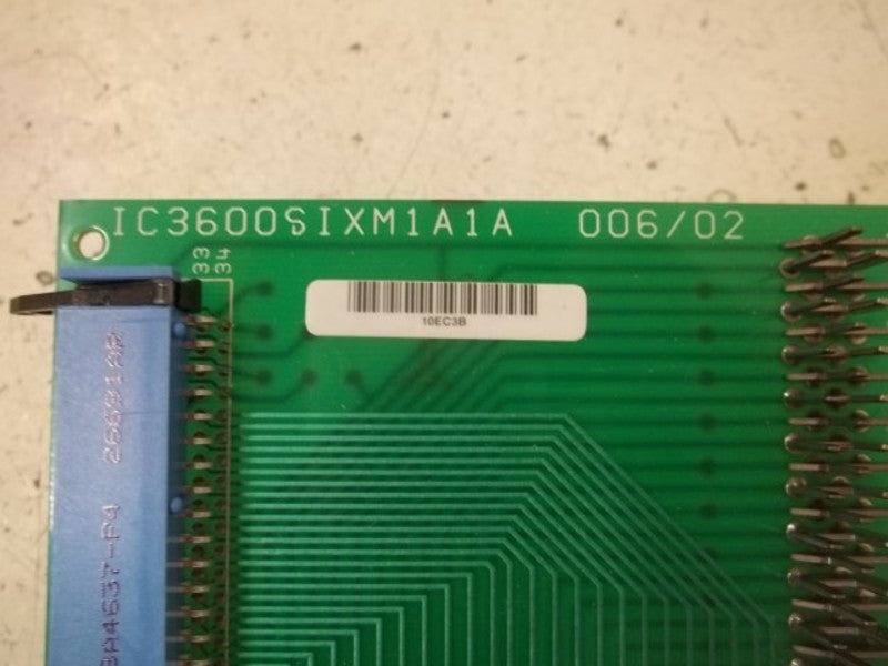 GENERAL ELECTRIC IC3600SIXM1A1A INTERFACE CARD SPEEDTRONIC  UNMP